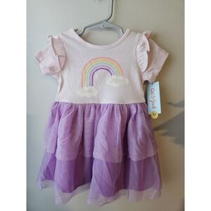 Robe Manches Longues à Volants Fille – Cat & Jack™ – Gris Chiné – Taille XL – NEUVE